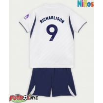 Camiseta Tottenham Hotspur Richarlison #9 Primera Equipación para niños 2026-27 manga corta (+ pantalones cortos)
